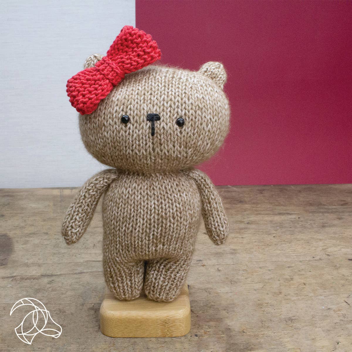 Cute Noel Bear Knitting Kit