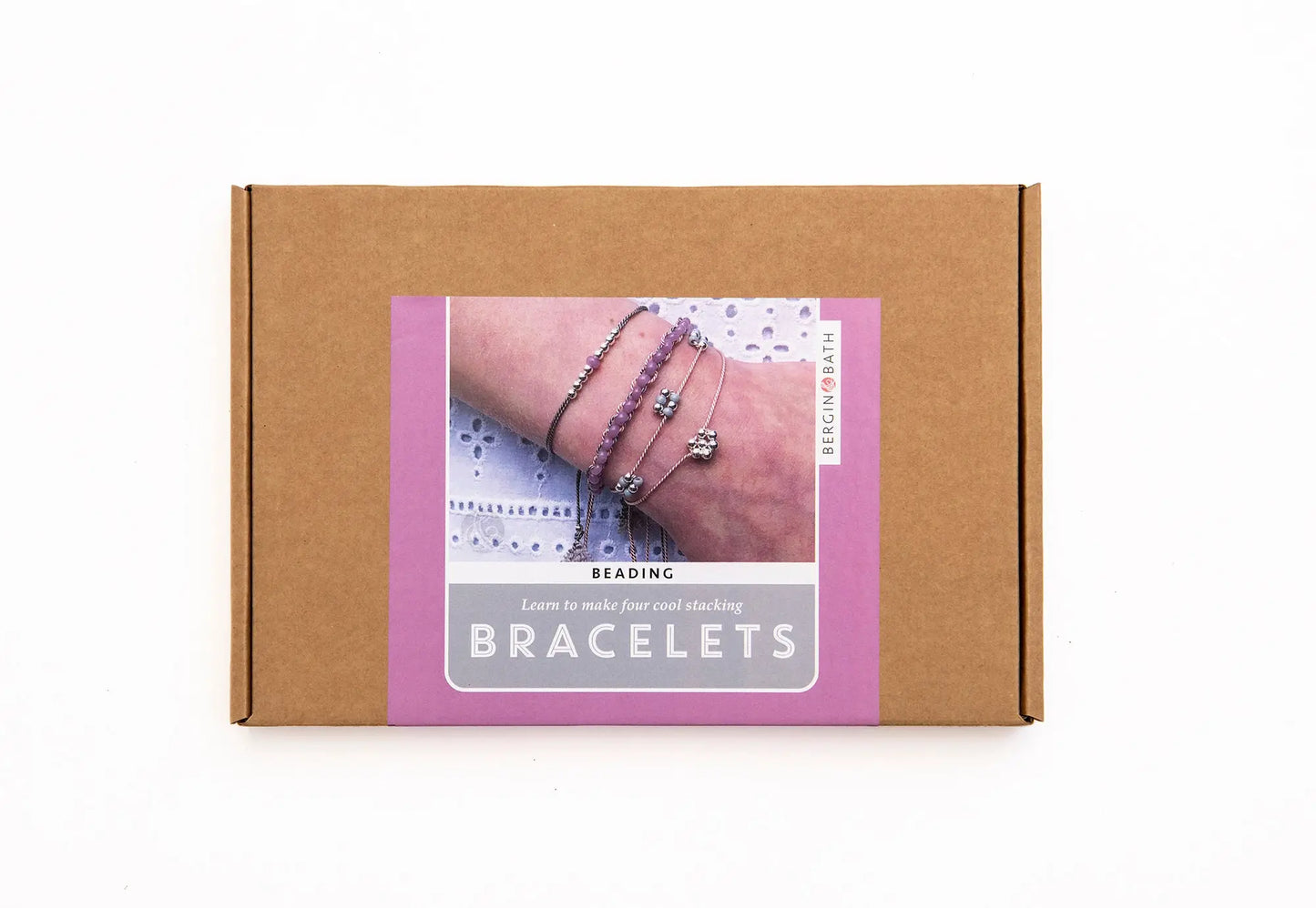 Silver Beaded Bracelets Kit