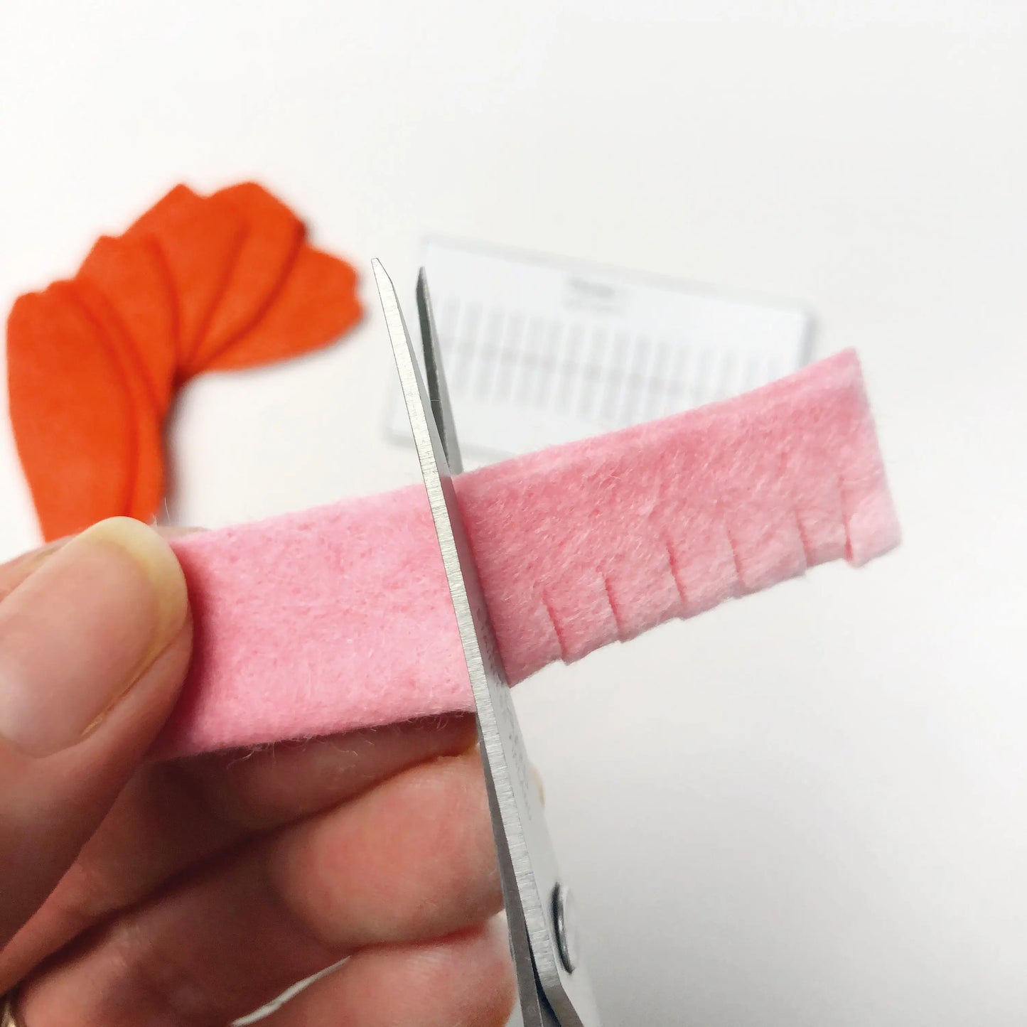 Felt flower and macrame wreath kit