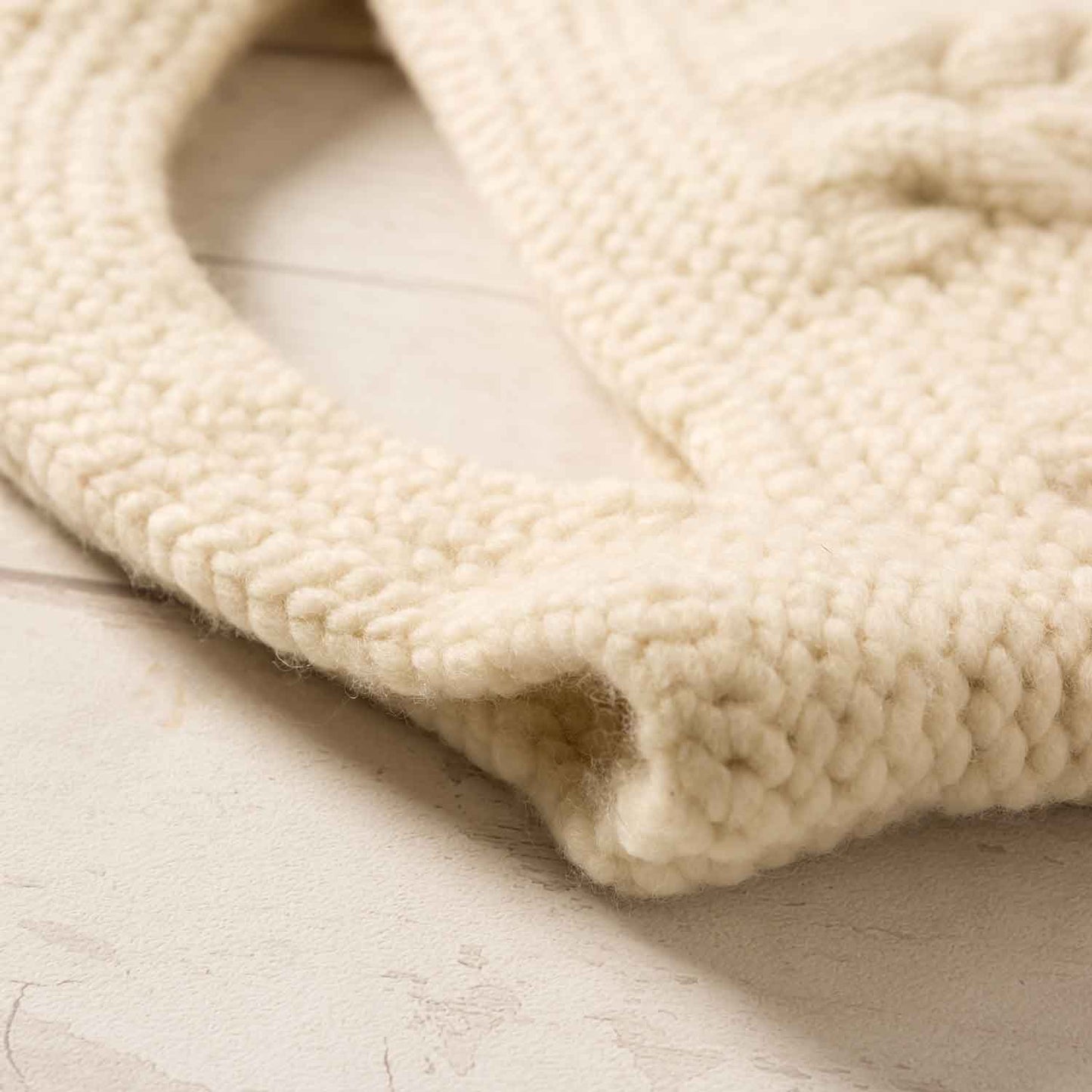 Merino Wool Cable Bag Knitting Kit