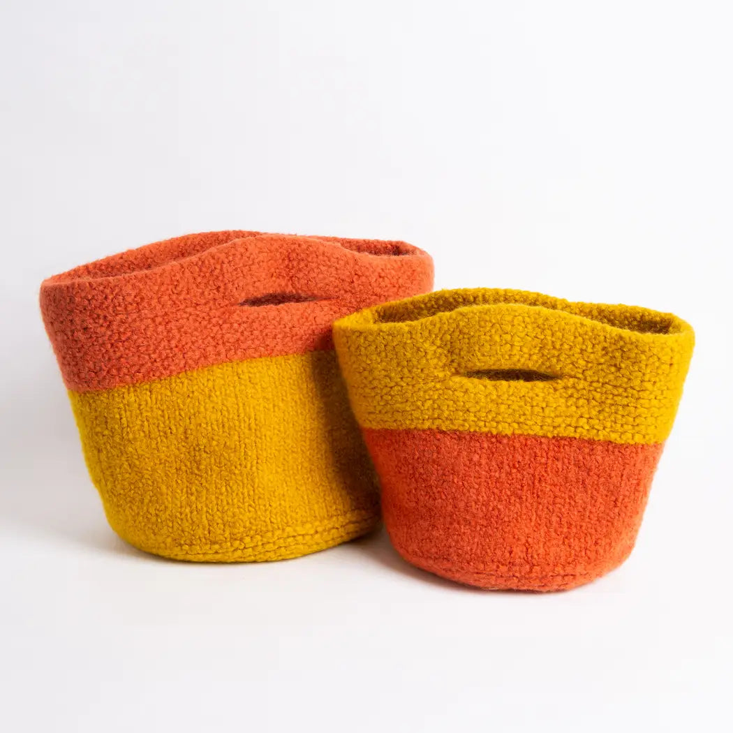 Felted Baskets Knitting Kit