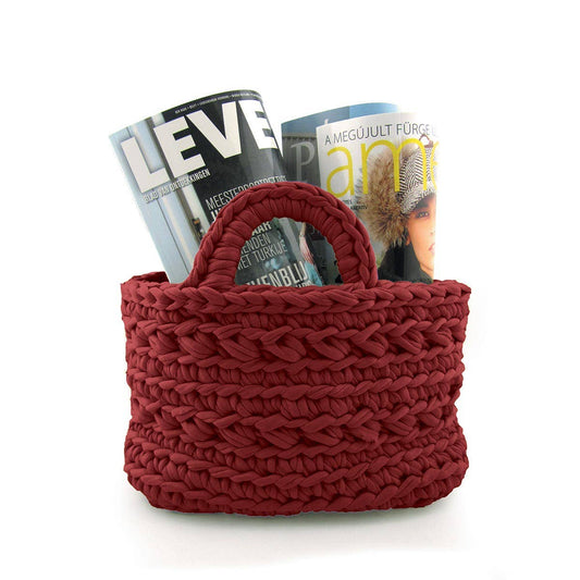 Basket Marsala Crochet Kit