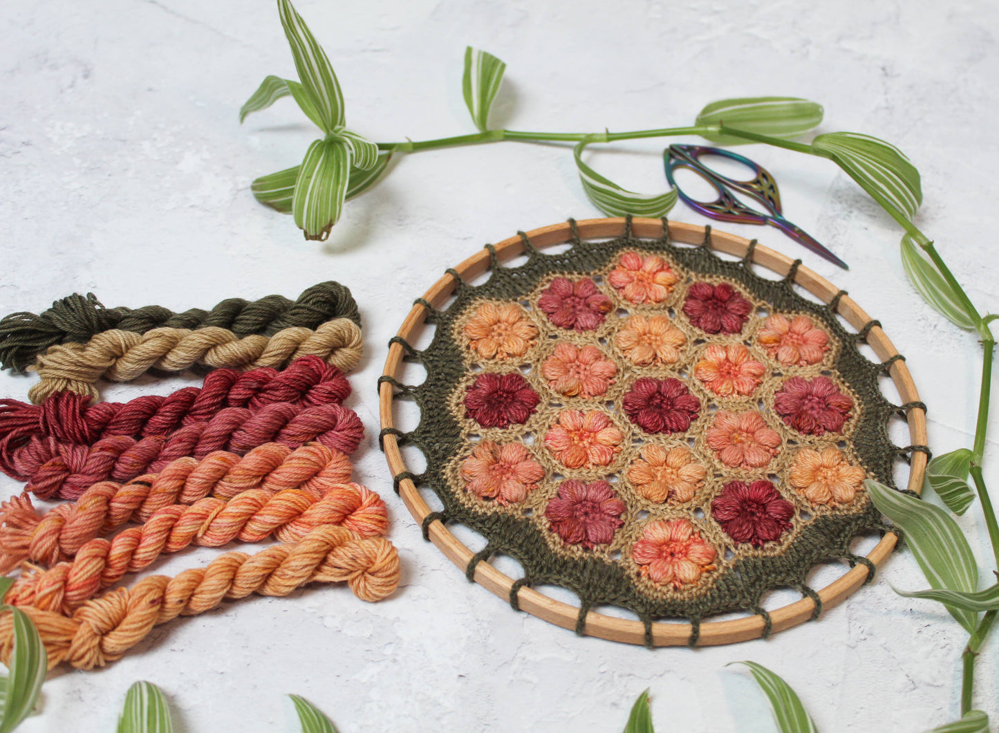 Peach Blossom Mandala Kit