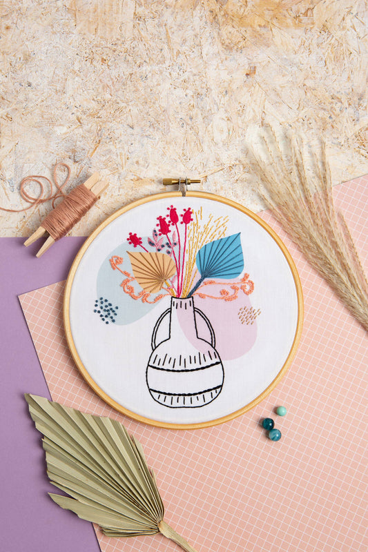 Bohemian Palms Embroidery Kit