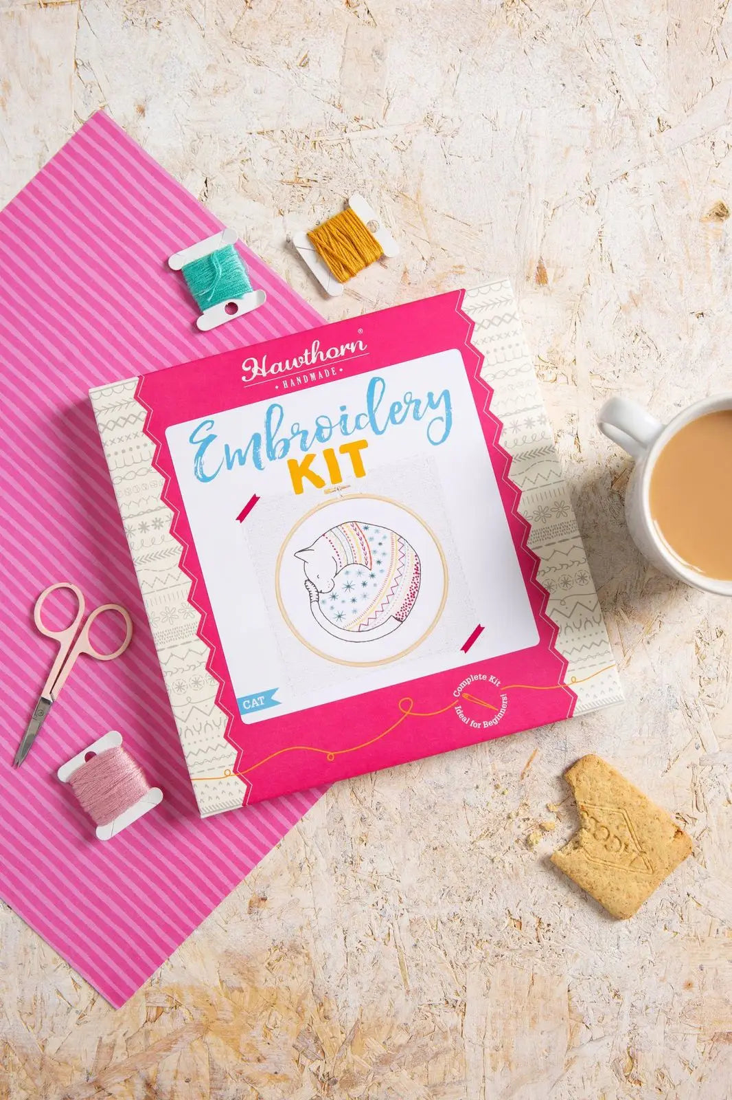 Cat Embroidery Kit