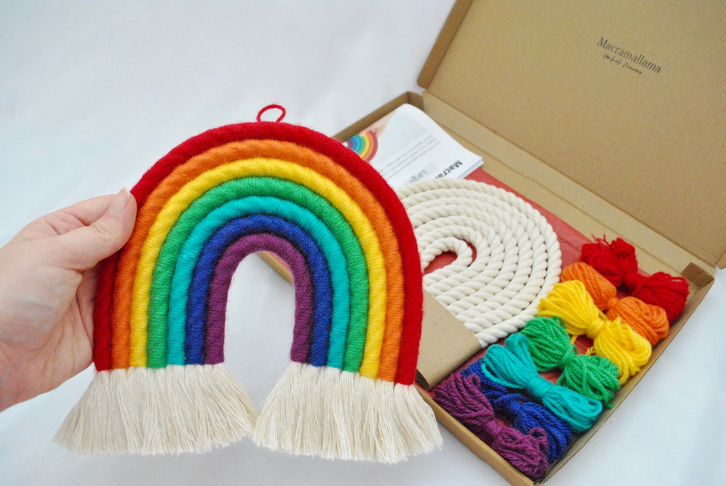 Rainbow Macramé Craft Kit
