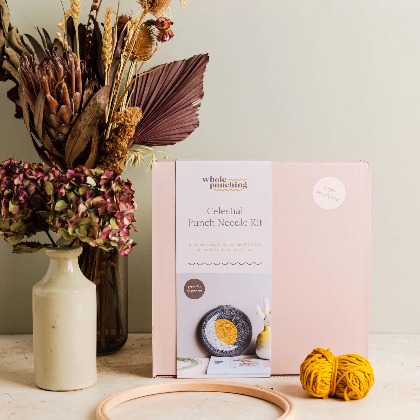 Celestial punch needle kit