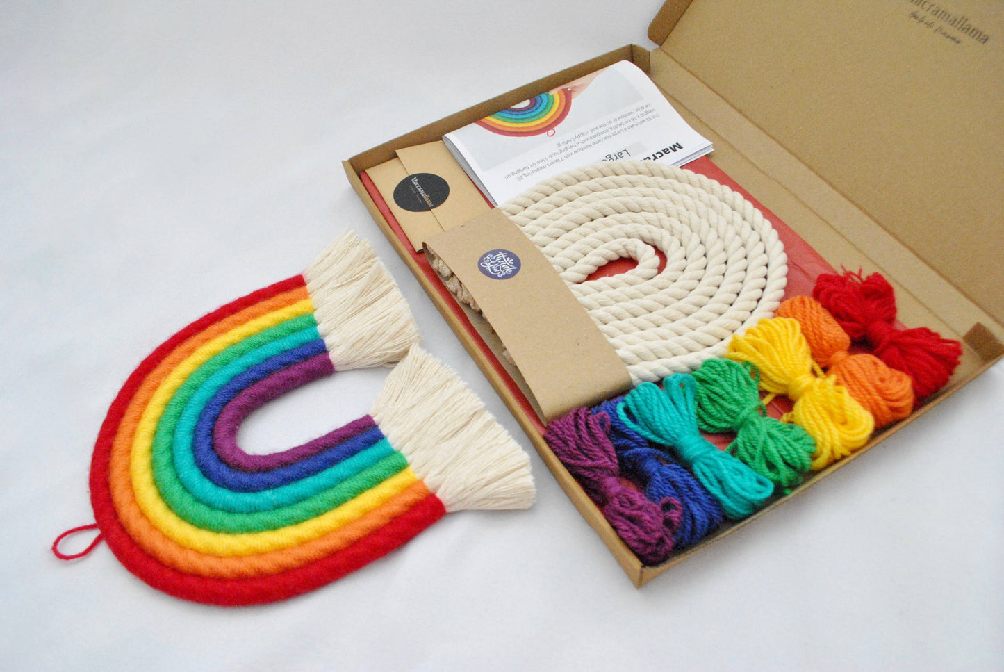 Rainbow Macramé Craft Kit