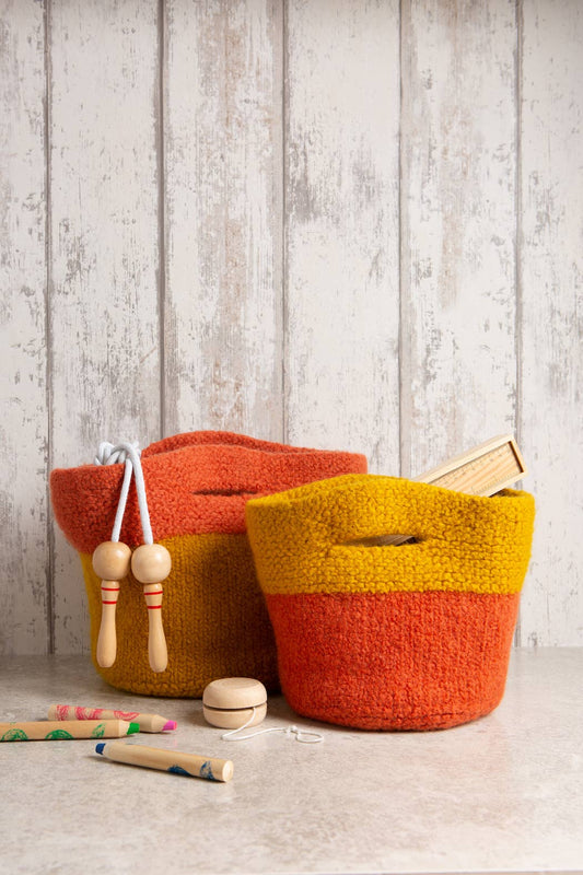 Felted Baskets Knitting Kit